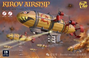 Kirov Airship from Red Alert Game 1/148 Scale Plastic Model Kit by Border Models