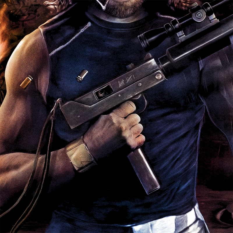 Escape From New York 1981 Snake Plissken Fine Art Print - Click Image to Close