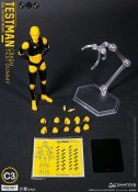 Crash Test Dummy TESTMAN C3 1/12 Scale Figure by Dam Toys