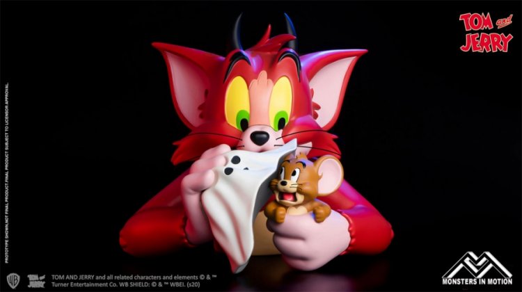 Tom and Jerry (Devil Version) Vinyl Bust by Soap Studios Tom and