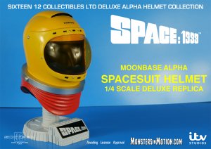 Space: 1999 LTD Koenig Alpha Moonbase Space Helmet 1/4 Scale Deluxe Replica