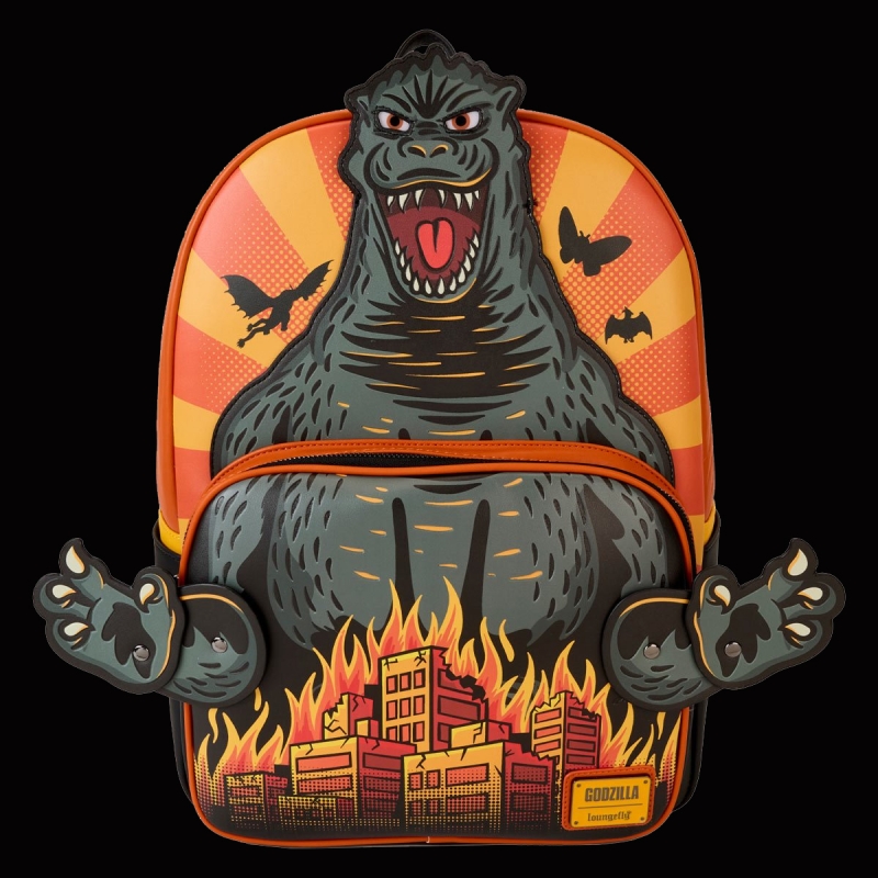 Godzilla Full-Size Loungefly Backpack (LIMITED EDITION) - Click Image to Close