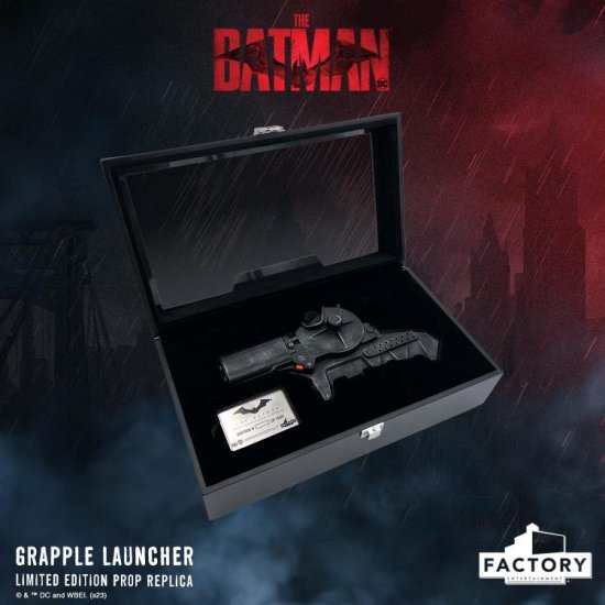 Batman Grapple Launcher 1:1 Scale Prop Replica Limited Edition Batman Grapple  Launcher 1:1 Scale Prop Replica Limited [02BFE02] - $399.99 : Monsters in  Motion, Movie, TV Collectibles, Model Hobby Kits, Action Figures, Monsters  in Motion