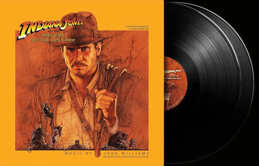 Raiders Of The Lost Ark Soundtrack LP 2-Disc Set John Williams - Click Image to Close