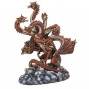 Hydra Dragon 14" Polyresin Statue