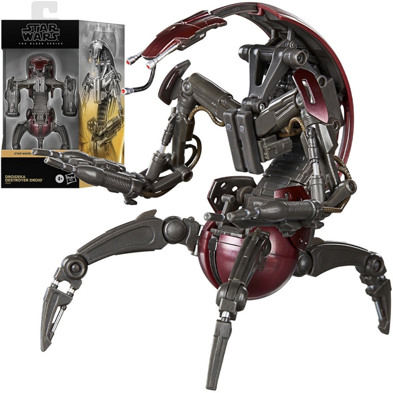 Star Wars Droideka Destroyer Droid Deluxe 6-Inch Figure Black Series - Click Image to Close