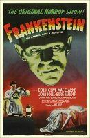 Frankenstein 1947 One Sheet Re-Release Reproduction Poster 27x41
