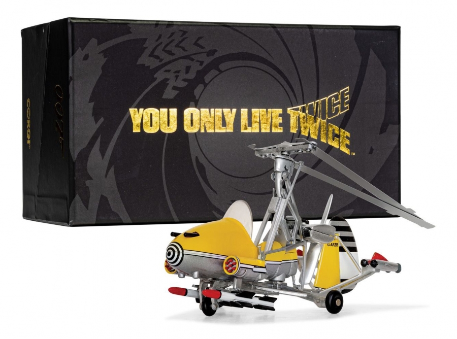 James Bond 007 Gyrocopter 'Little Nellie' Diecast Replica from You Only Live Twice 1967 by Corgi - Click Image to Close