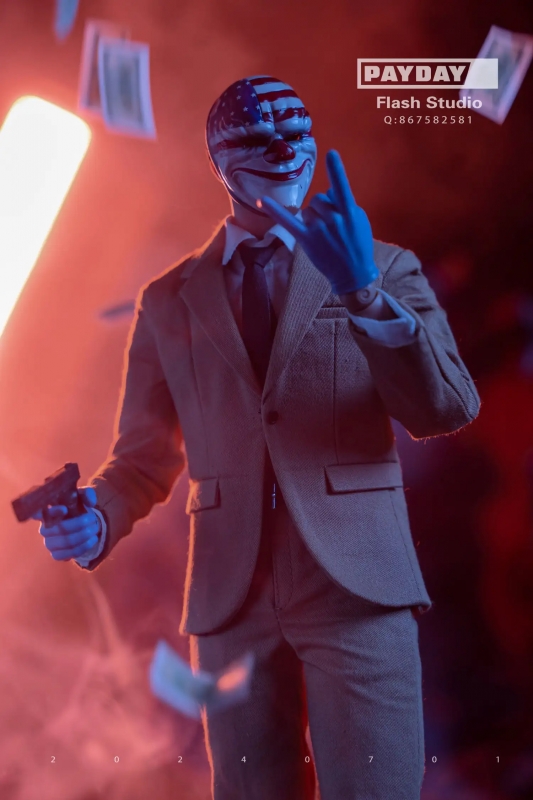 Payday Dallas Dallas 1/6 Scale Figure by Flash Studio - Click Image to Close