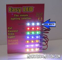 Easy LED Lights 12 Inches (30cm) 18 Lights in COOL WHITE
