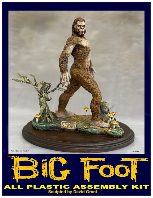 Bigfoot Sasquatch 1/7 Scale Resin Model Kit - Click Image to Close