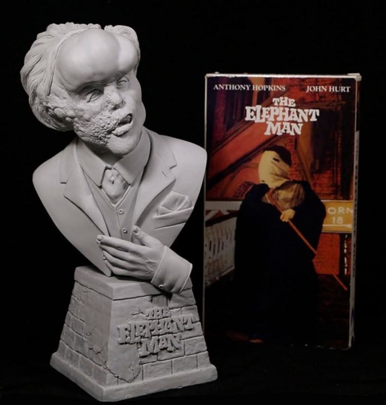 Elephant Man 1/4 Scale Bust Model Kit Jeff Yagher - Click Image to Close