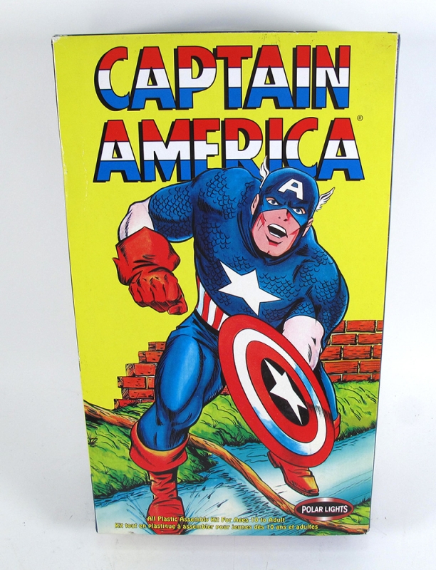 Captain America Model Kit by Polar Lights - Click Image to Close