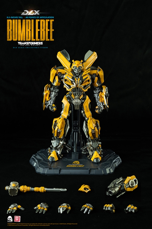 Transformers: The Last Knight DLX Bumblebee Figure by ThreeZero - Click Image to Close