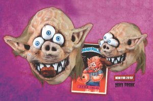 Garbage Pail Kids Zeke Freak Latex Halloween Mask