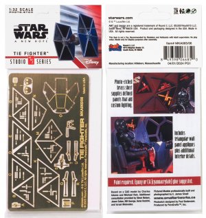 Star Wars TIE Fighter 1/32 Scale AMT Photoetch Detail Set