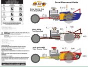 Fireball Slingshot Dragster 1/25 Scale Plastic Model Kit by Atlantis