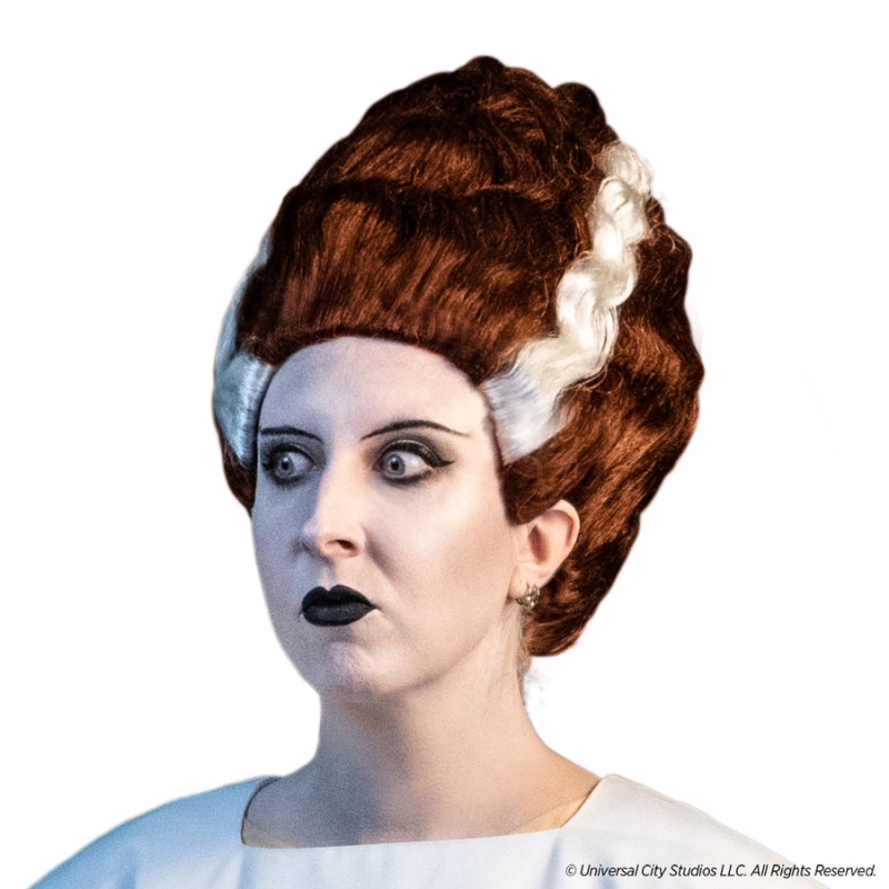 Bride of Frankenstein Deluxe Wig Universal Monsters - Click Image to Close