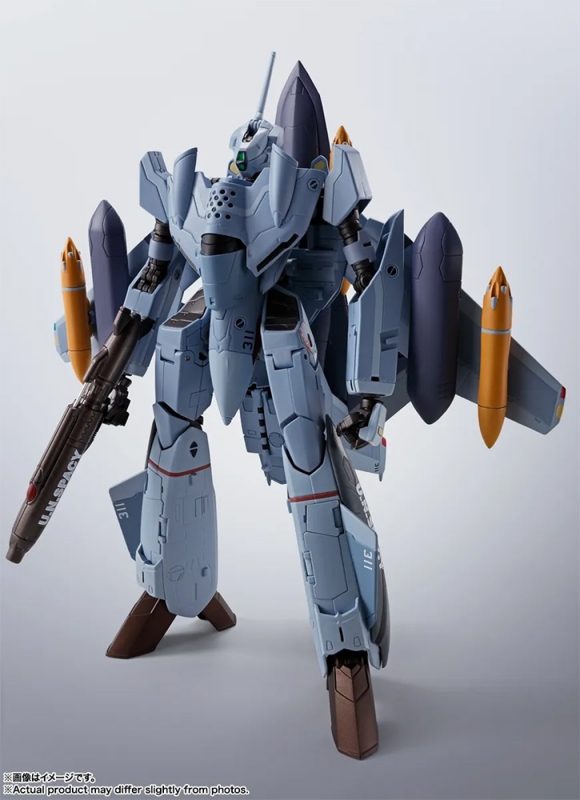 Macross Zero VF-0A Phoenix Valkyrie with QF-2200D-B Ghost Hi-Metal R Transforming Figure - Click Image to Close
