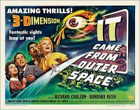 IT Came from Outer Space 1953 Style "B" Half Sheet Poster Reproduction