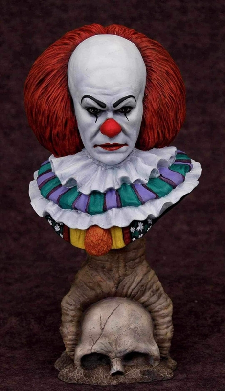 IT 1990 Pennywise 1/4 Bust Model Kit - Click Image to Close