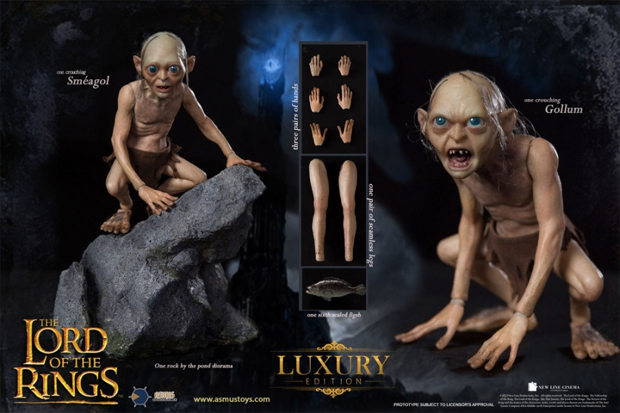 Lord of the Rings Gollum Art 1:10 Scale Statue