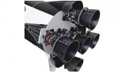 Saturn V 1/100 Scale Model Kit Cutaway Version by AMT Snap Together 3.5 Feet Tall (PRE-ORDERS OPENING SOON!)