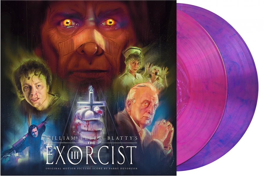 Exorcist III 1990 Soundtrack LP Barry DeVorzon 2 Disc Set - Click Image to Close