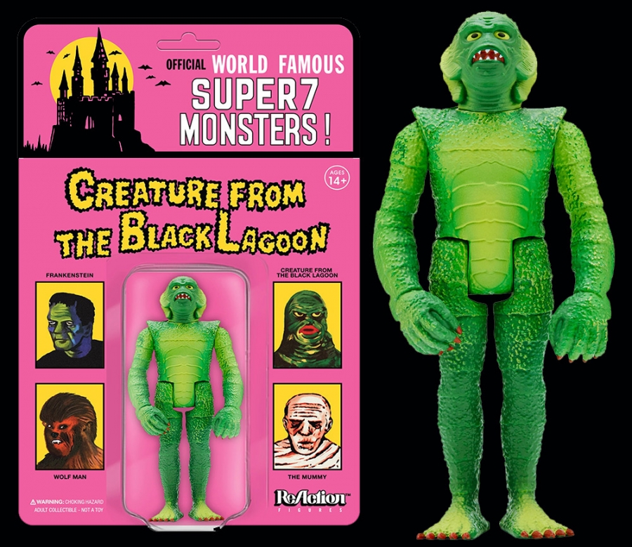 Creature from the Black Lagoon Wide Sculpt Super Monsters ReAction Figure - Click Image to Close