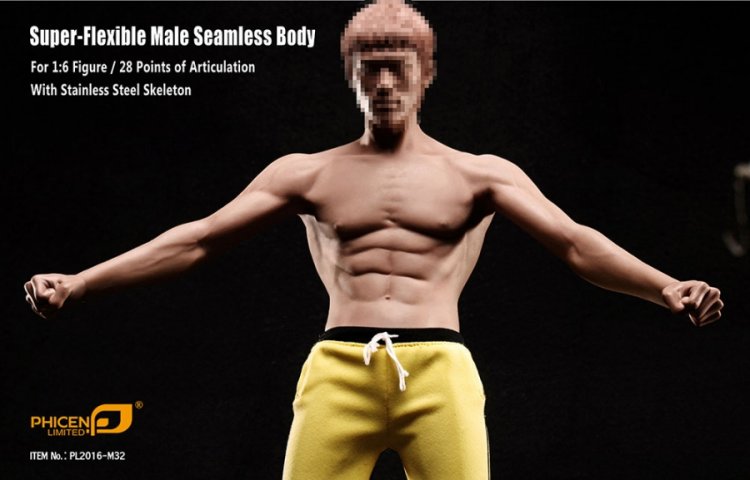 Male Body Seamless 1/6 Scale Super Flexible Muscular Version by Phicen Male  Body Seamless 1/6 Scale Super Flexible Muscular Version by Phicen [161PI02]  - $79.99 : Monsters in Motion, Movie, TV Collectibles