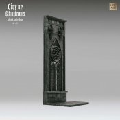 City of Shadows Dark Window Gothic Figure Diorama Base