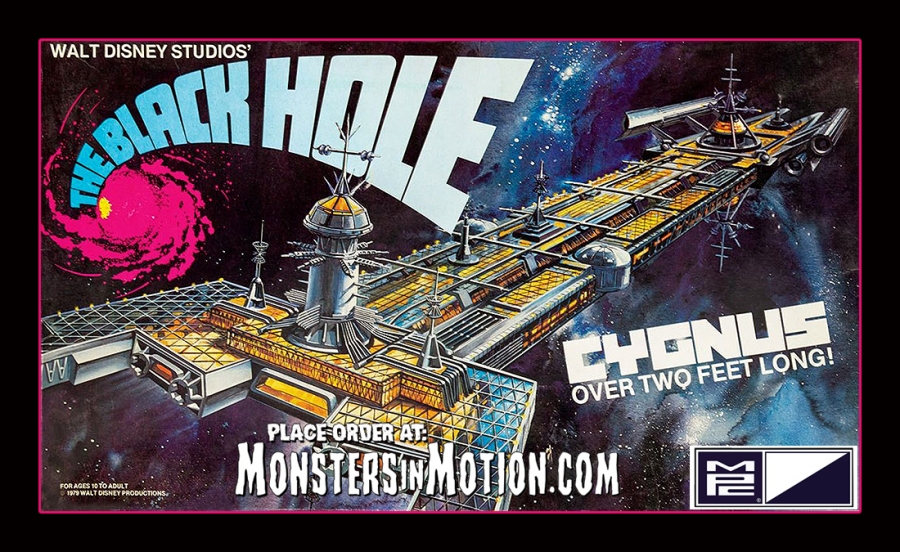 Black Hole 1979 The Cygnus Spaceship 1/4225 Scale Model Kit by MPC Re-Issue - Click Image to Close