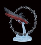 Space Battleship Yamato 2202 6-Inch Replica with Asteroid Ring by Megahouse