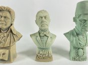 Legends of Cinema 3pc Resin Busts: Phantom of the Opera (1943), White Zombie (1932), The Mummy (1932)