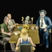 Texas Chainsaw Massacre (1974) COMPLETE Dinner Scene Playset! (Includes Grandpa, Sally, Cook, Hitchhiker and Pretty Leatherface Figures)