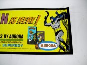 Batman Is Here! Aurora Hobby Shop Sign 24" X 10" Poster Reproduction