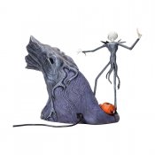 Nightmare Before Christmas Levitation Zero and Jack Skellington Grand Jester Studio Statue