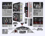 Star Wars Millennium Falcon Cockpit Photoetch for DeAgostini Model Kit