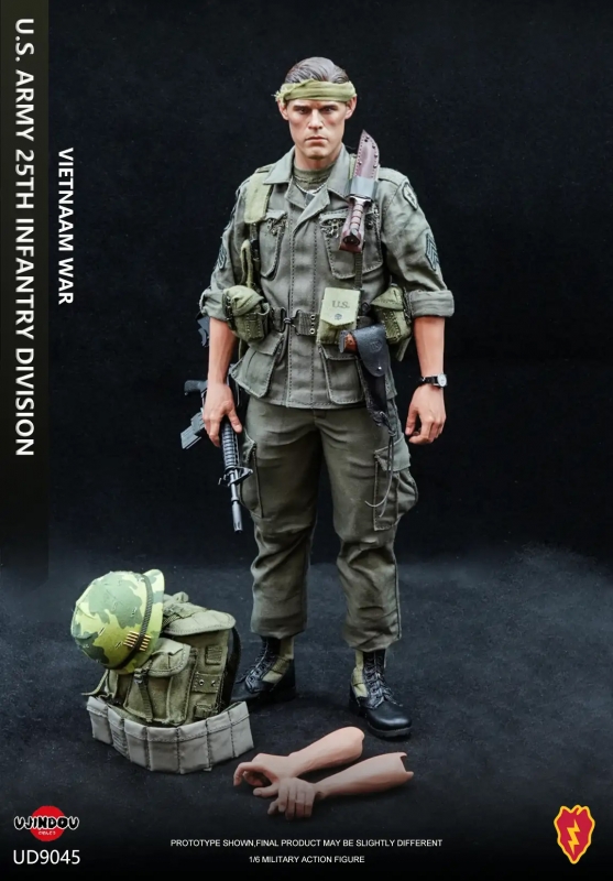 U.S. Army 25th Infantry Division 1/6 Scale Vietnam War Soldier Figure - Click Image to Close