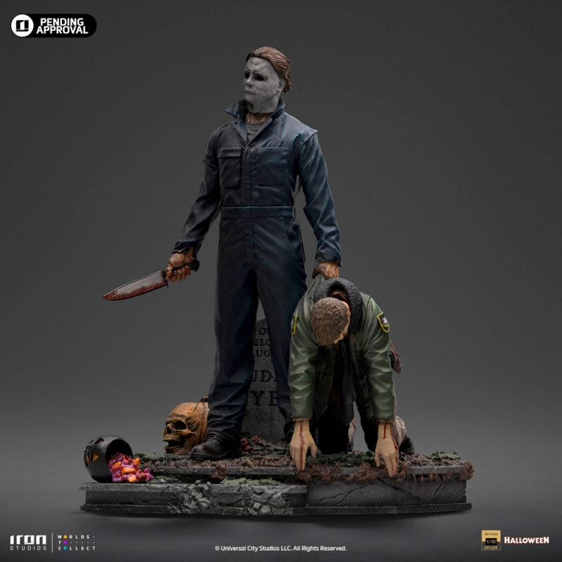 Halloween 1978 Michael Myers Deluxe 1/10 Scale Statue Iron Studios - Click Image to Close