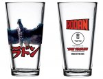 Godzilla Rodan Toon Tumbler Pint Glass