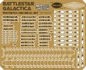 Battlestar Galactica 2003 Galactica Model Photoetch & Decals Set for Moebius