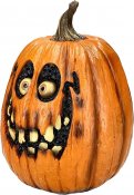 Ray Villafane 11.42" Pumpkin Face Sculpture Resin Figurine