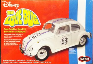 Herbie The Love Bug 1/25 Volkswagen Beetle Model Kit By Polar Lights