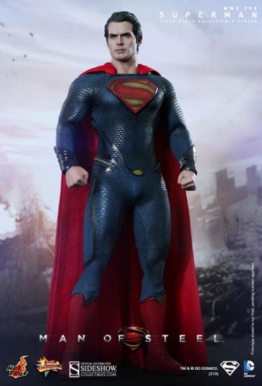 Man of Steel 1/6 Scale Superman Collector's Edition Figure Hot