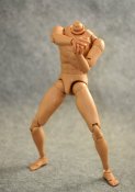 Male Body Narrow Shoulders 1/6 Scale Action Figure Body