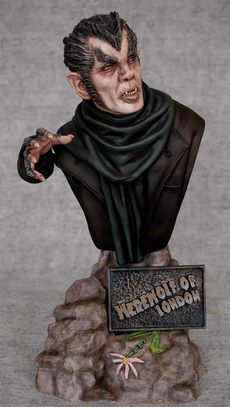 Werewolf Of London 1935 Henry Hull 1/4 Scale Bust By Jeff Yagher - Click Image to Close