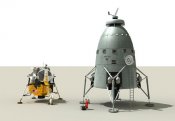 British Interplanetary Society (BIS) Moon Lander (1949) 1/72 Scale Model Kit