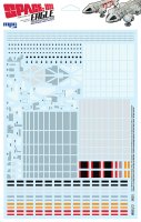 Space 1999 Eagle Transporter Panel Decals for 1/48 Scale MPC Model Kits