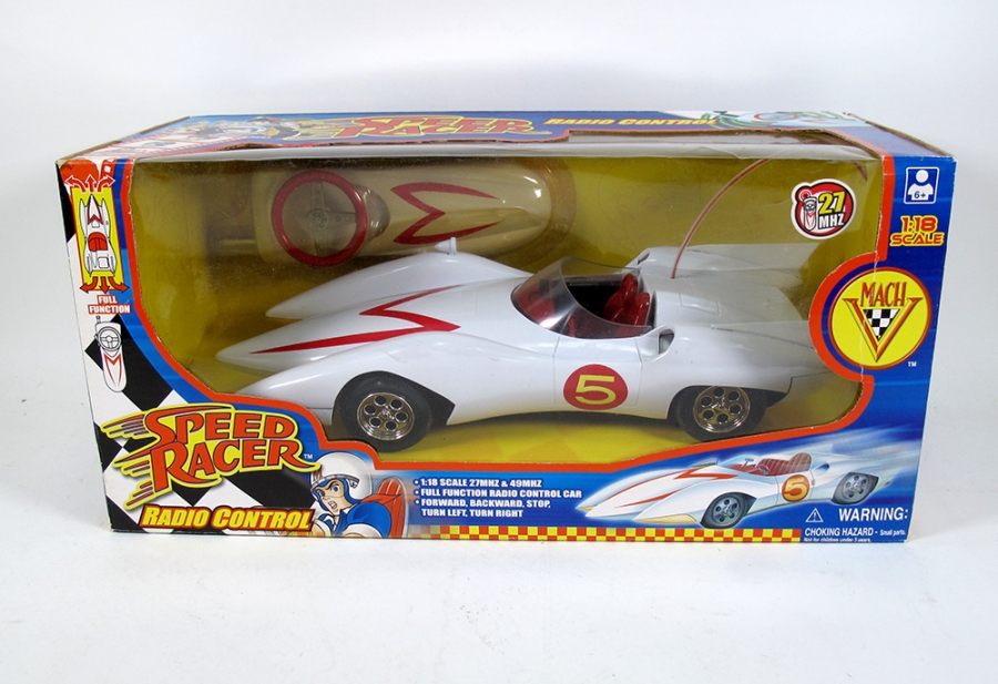 Speed Racer Mach 5 Radio Control 1/18 Scale Replica - Click Image to Close